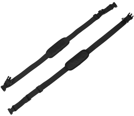 Hohopeti 2 Stück Verstellbare Babywagen Handschlaufe und Handgelenkschlaufe für Kinderwagen und Rollstuhl Schwarze Sicherheits-leine für Passend Komfortabel und Sicher