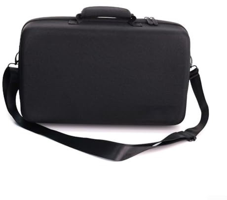 Custodia portatile in EVA progettata per console PS5 PRO con materiale resistente e comoda maniglia (nero)