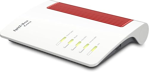 AVM FRITZBox 6660 Cable (DOCSIS-3.1-Kabelmodem, 2x2 WLAN AX (Wi-Fi 6) mit 2.400 MBit/s (5 GHz) und 600 MBit/s (2,4 GHz) kompatibel mit PYUR und O2 (Generalüberholt)