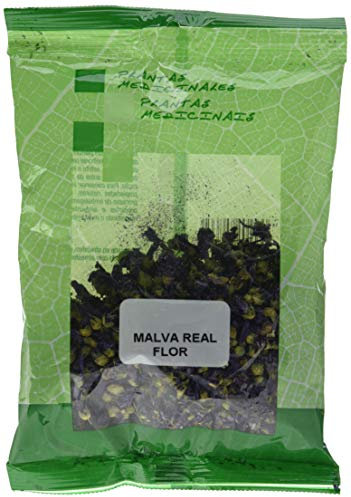 PLAMECA - Bolsa de Malva Real Flor, Hierba Natural, para Infusión, Numerosos Beneficios, para la Salud del Corazón, Depurar, Tos Irritativa, Expectorante, Mejora la Digestión - 25 gr