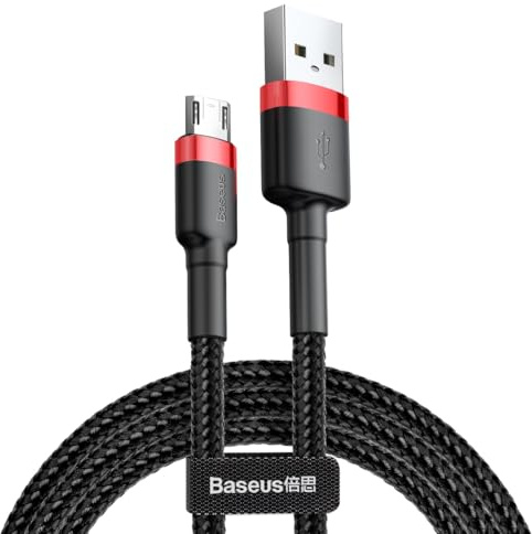 Baseus Câble USB Micro USB 3M Noir et Rouge 2A (CAMKLF-H91)
