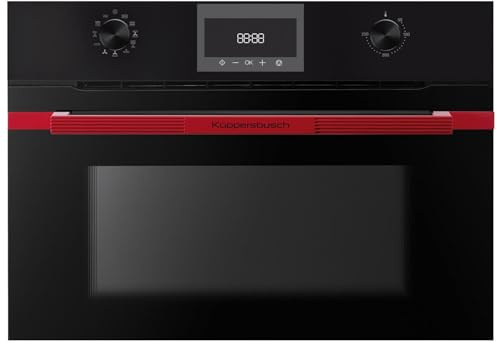 Küppersbusch CBM 6330.0 SE8 K-Series. 3 Compact Backofen mit Mikrowelle Schwarz/Hot Chili