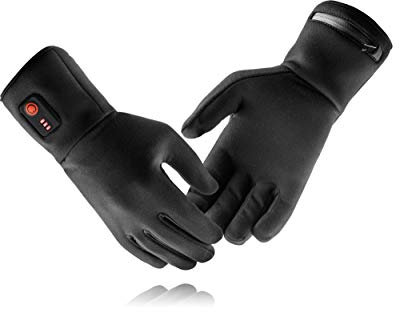 BERTSCHAT® Pro Beheizte Unterziehhandschuhe | Wiederaufladbar | Winterhandschuhe für Männer & Frauen | Touchscreen | Funktioniert bis zu 8 Stunden | Radfahren, Wandern, Arbeiten & Jagen (M)