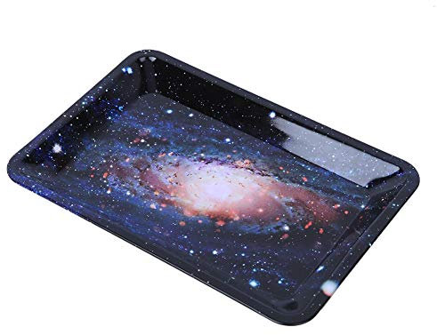 Oumefar Kreativ tennplatta cigarett rullande bricka rökförvaring platta rökning rullbricka för män far kontor rum förvaring 18 x 12 , 5 cm