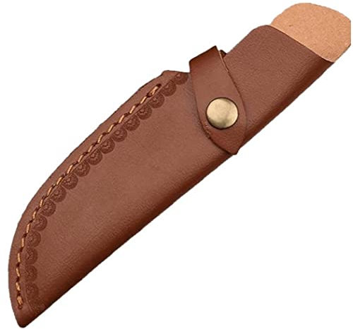 Fopytu Handgefertigte Ledermesserscheide, Jagdmesserscheide, Überlebensmesserscheide, Vertikale Messerscheide, Messerschutzabdeckung
