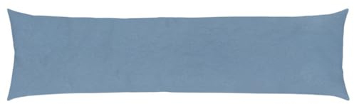 Livarno Home Feinbiber Seitenschläferkissenbezug 40 x 145 cm (Blau)