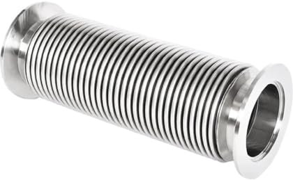 KF50 Flexbile Hochvakuum-Edelstahl-Faltenbalg SS304, der eine Welle bildet. Schneller, flexibler Vakuumschlauch, Expansionsschlauch, Balg-Rohrklemme(Size:100mm long)