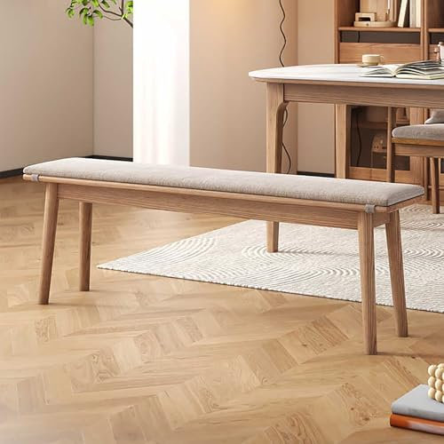 ZQKJLH Sitzbänke für Esszimmer Bank Küchenbank Essbank Küchenbank Stabiler Esszimmerbank Bettbank Bank Tisch Hocker für Küche Wohnzimmer Eingang Schlafzimmer Badezimmer(120 * 30 * 48cm)