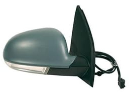 Rétroviseur électrique droit chauffant à peindre compatible avec Volkswagen Golf 5 2003-2008