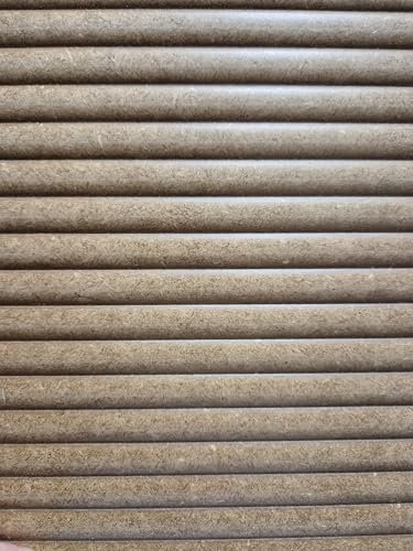 Fluted Ribbed Design MDF Board, Feature Panel Board 1200 x 600 x 19mm. Untreated can be Painted. Horizontally Ribbed Design Board