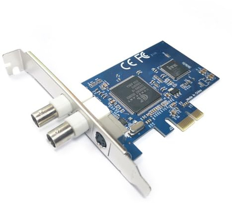 Fangxuee Tarjeta de Captura PCIE A BNC CX23880+8892 Chip PCIE Terminal de Vigilancia AV/S Tarjeta de Captura de Video SV2000