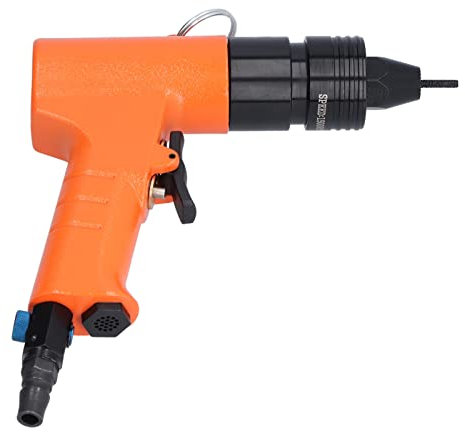 HZWMQDLF Pistolet à Rivets pneumatique, kit de réglage d'écrou à Rivets pneumatique, Outil de rivetage pneumatique Automatique M3/M4 KV‑7801F Interface JP Conversion Pratique Entre CW et CCW