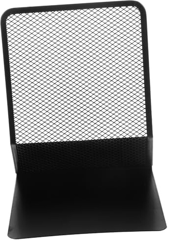 jojofuny Sujetalibros De Mesa De Metal Sujetalibros Resistente Soporte De Libros Hogar Tope Metálico para Libros Uso Estanterías y Escritorios