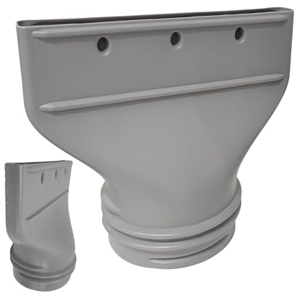 Platt slangadapter | Luftkonditioneringsfönsterventilationssats | luftkonditioneringsslangadapter för 130 mm/150 mm diameter avgasslangar luftkonditioneringsfönster | AC-rörkontakt för