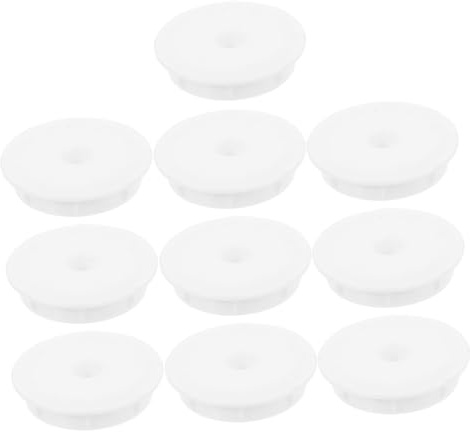 ORFOFE 10pcs Lint Roller Replacement Covers Fit for Pet Hair Removal Clothes and Furniture Easy Install Protective Sticky Roller Plugs for Dog and Cat Hair Cleaning