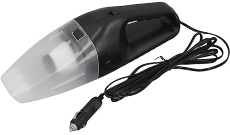 Fdit Aspirateur de Voiture Puissant 120W, Aspiration Humide et Sèche, Portable, Noir, pour Le Nettoyage Intérieur de la Voiture
