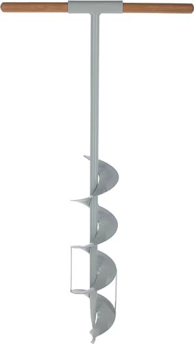 Kerbl Trivella (Aiuto Ideale per la Coltivazione di recinzioni, preforatura Senza Sforzo per Il Fissaggio dei Pali in Acciaio Verniciato, 150 mm) 44486