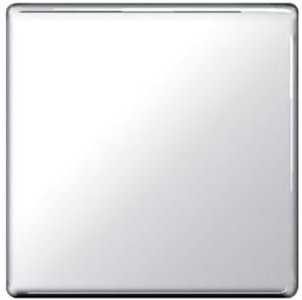 BG-Nexus-Flat-Plate Screwless Flat Plate Single Socket Blanking Plate,Polished Chrome Finish