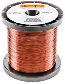 Kupferlackdraht W210 Ø 0,67 mm 500 g, ca. 153m - CU Lackdraht Grad 2 CUL Kupferdraht Gewicht 500 Gramm Durchmesser 0,67 Millimeter Wickeldraht Kupfer Draht nach IEC 60317-13