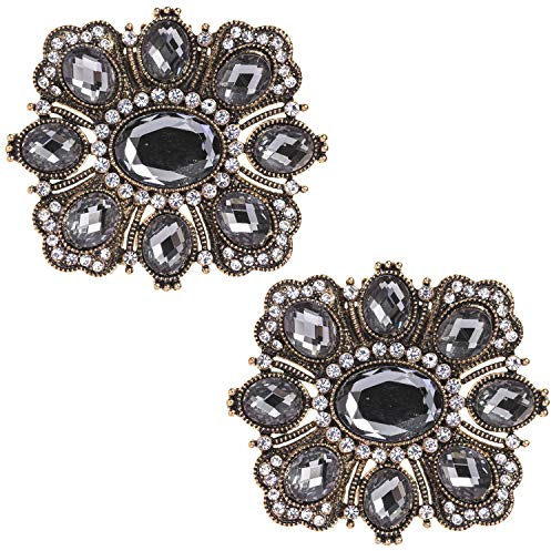 LOVE SHOES clips de zapatos para las mujeres I rhinestone arco broche desmontable joyería del zapato elegante I encantos de zapatos clip inteligente