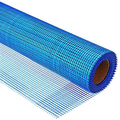 2X 50m² Treillis ARMÉ 111 g/m² Treillis D?Enduit Bleu Fibre de Verre