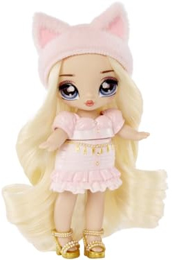 Na Na Na Surprise Mini Rucksack mit Amelie Laurent Modepuppe - Fuzzy Pink Kitty Rucksack - Für Kinder und Sammler ab 5 Jahren