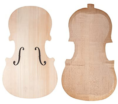 Streichinstrumente Teile Geigendecke Und -Boden, Unvollendete Geigenteile, 4/4-Fichtendecke Und Ahornboden, DIY-Geigenteile, Zubehör