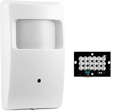 REVODATA 5MP TSEYE PIR Mini Telecamera IP PoE, Visione Notturna IR Invisibile 940nm, Ultra-HD 2880x1620P@20fps, Mini Telecamera PoE 5MP Sorveglianza Domestica, Vista Remota P2P (IPIR-M-PoE-TS)