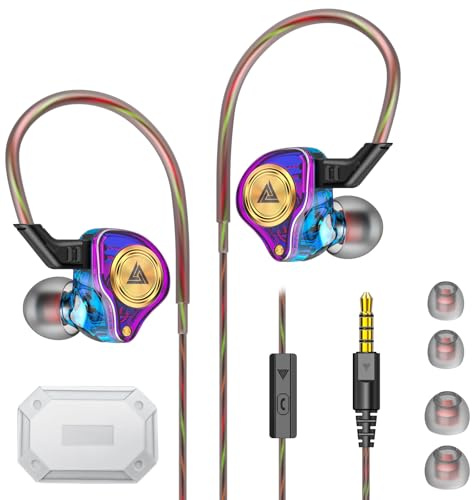 Coolden kopfhörer mit Kabel in Ear kopfhörer mit Mikrofon und Lautstärkeregler Ohrhörer 3,5 mm Klinkenstecker Earbuds Headphones für iPhone iPad Samsung Huawei Android Smartphone Laptop MP3 Players
