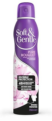 SOFT & GENTLE Anti-Perspirant Deodorant, Pure Bouquet, Invisible Protection, 250ml