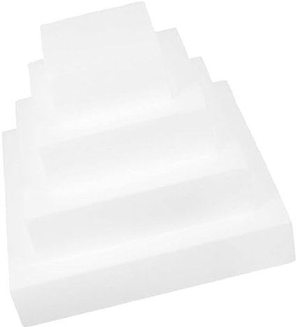 HOODANCOS 4stücke Teiliges Reusable Cake Dummies Hochwertige Styropor Kuchenmodelle Für DIY Dekoration Festlichkeiten Und Tortenpraxis