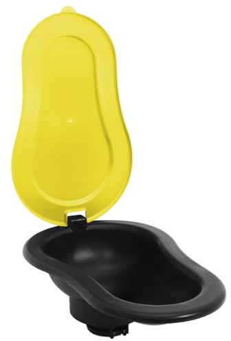 Mipcase Urinoir Temporaire pour Femme en Abs, Facile à Nettoyer et Stable, Bassin de Lit Portable pour Femmes Enceintes et Patients Alités en Camping