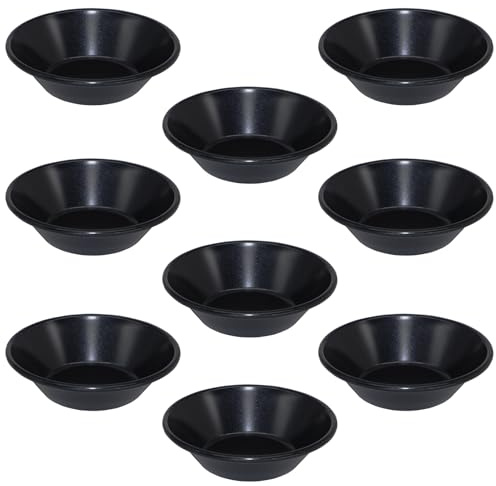 Urxirha 9PCS Egg Tart Molds 3-Inch Pastel de Nata Tins, Carbon Steel Egg Tart Tins, Mini Tart Pans for Pastry Baking