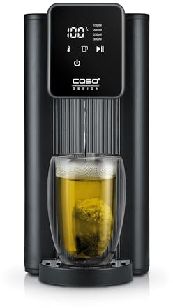 CASO Design HW 616 Hot Water Dispenser, 2.5L Instant Boiling Water Dispenser, Water Filter Included, Customisable Settings, 40-100°C Temperature Range, 150-300ml Dispensing Volume or Continuous Mode