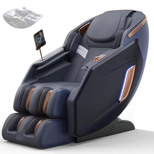 LFFTBK Sillón De Masaje, De Masaje Desde El Cuello hasta Los Pies, Altavoz Bluetooth, Sillón Reclinable Eléctrico para El Hogar Y La Oficina.