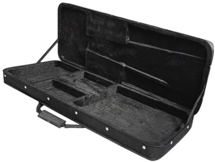 mophrati Electric Guitar Case Crafted Durable Materials with Comfortable Carrying Straps for Easy Transportation On Go Hard Case for Standard Electric Guitars Portable