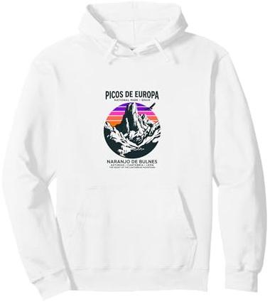Parque Nacional Picos de Europa Naranjo de Bulnes España Sudadera con Capucha