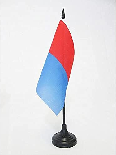 AZ FLAG Bordsflagga Kanton Ticino 15x15 cm 100D Polyester Plastfot