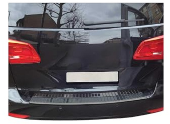 OMAC Ladekantenschutz Stoßstangenschutz für VW Touran I 2010-2015 Facelift – Edelstahl Dark Chrom