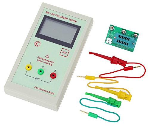 DollaTek MK328 LCD Hintergrundbeleuchtung Tragbarer Transistor Tester Diode Induktivität Kapazitätswiderstand ESR Meter MOS/PNP/NPN L/C/R Testing