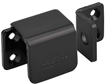 THIRARD - Porte-Cadenas Renforcé à Recouvrement - Pour Portes Coulissantes - Acier Cémenté - Protection Efficace Contre les Effractions - Système de Fermeture Fiable - Noir