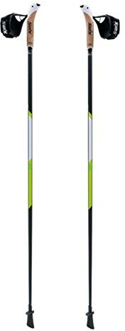 Swix CT4 Nordic Walking Stock Lime Carbon Tech mit Just Go Sport Spitze 1 Paar 110cm