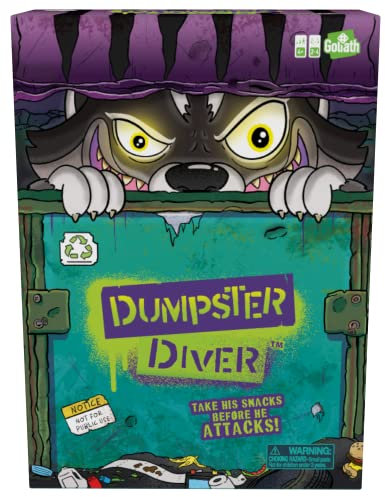 Dumpster Diver: Take His Snacks Before The Raccoon Attacks! | Kids Action Games | For 2-4 Players | Ages 4+