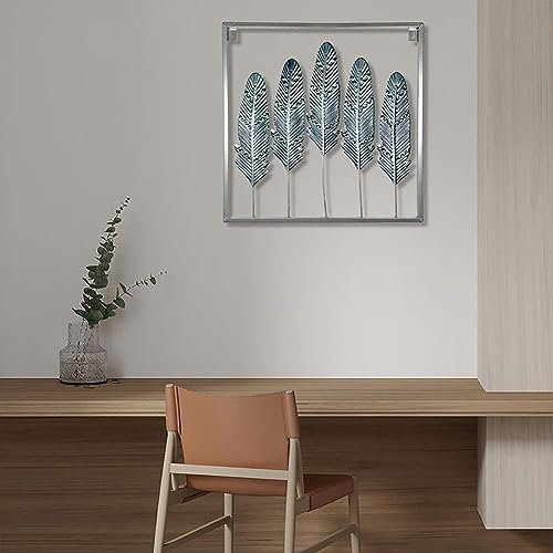 AVCULT Wanddeko Metall, Abstrakte Hängende Wandskulptur,Deko Küche Metallbild Für Wohnzimmer Schlafzimmer Büro Und Yogazimmer (Color : B)
