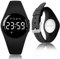 HUYVMAY Reloj Podómetro Sin App, Reloj Recargable de 20 Días de Vida útil de la Batería, IP68 Reloj Digital Impermeable con Temporizador, 3 Despertadores, Contador de Calorías para Niños y Niñas