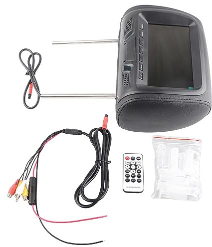 Universeller 7-Zoll-Auto-MP5-Videoplayer, Hochaufl?sende, Einstellbare Helligkeit, 800 X 480-Aufl?Sung, Einfache Installation, Beige, Grau, Schwarz (-1616190082711),Kopfst¨¹tzen und Armlehnen