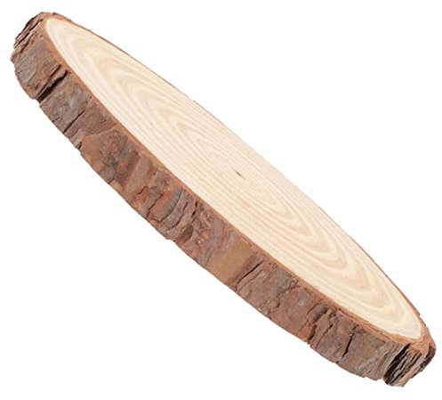 NUOBESTY Runde Holzscheiben Aus Naturholz Unbemalt Zum Basteln Tischdekoration Holzkreise Zum Malen Und Beschriften Leere Holzspäne Für Diy-projekte