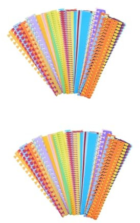 Tofficu 120stücke Quilling Für Papierblumen Blumen-Dekoration Bastelpapier Bunten Designs Für Kreative Projekte Und Familienaktivitäten