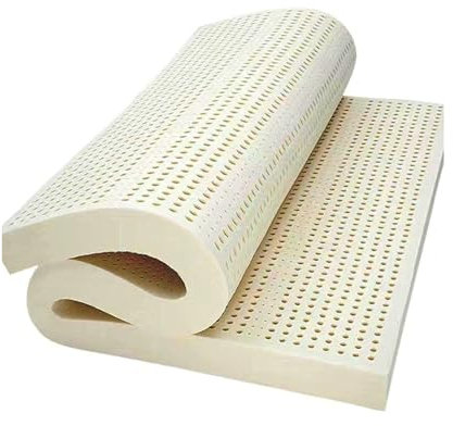 KUGGKKTP Matratze aus 100% Naturlatex zur Linderung von Rückenschmerzen, atmungsaktiver und weicher, milbendichter Bio-Bezug, 120 x 200 cm, langlebig und faltbar, Green Zone-Technologie, ideal zum S