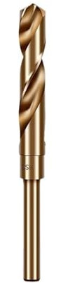 Broca de cobalto con vástago reducido de 12-25 mm de diámetro, broca helicoidal de acero de alta velocidad for acero inoxidable, aleación, metal, plástico y madera.(25mm)